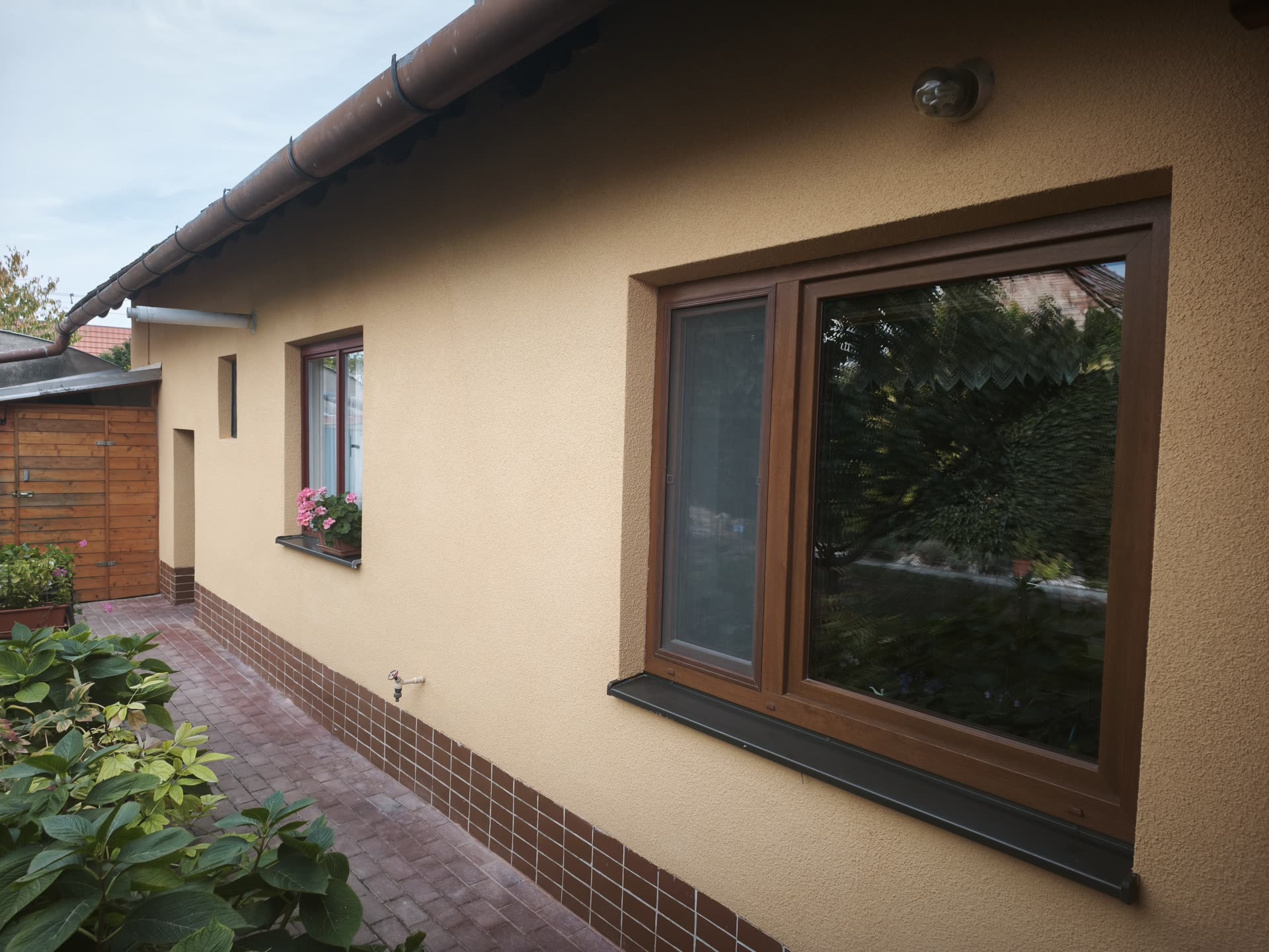 Rodinný dom – detail okna